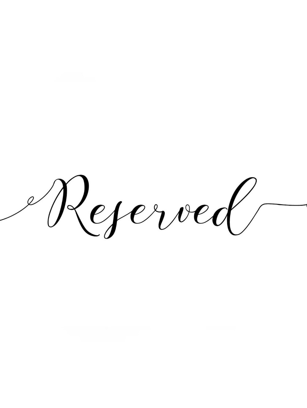 Reserved For Ryan